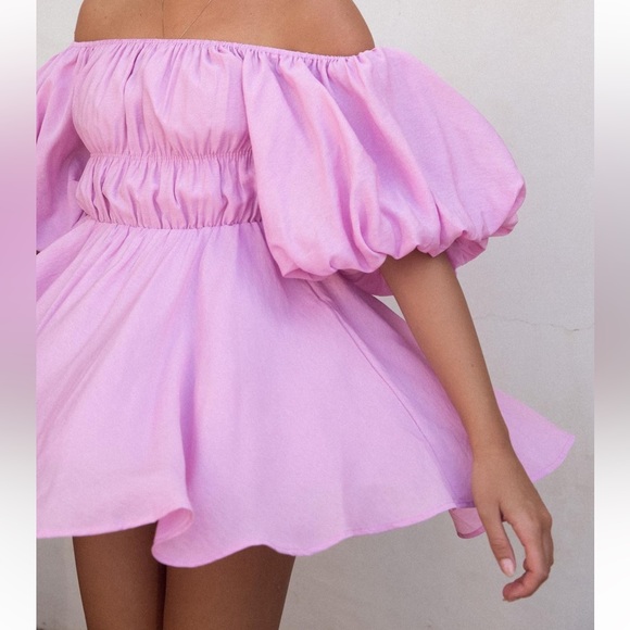 Lilac babydoll dress - Picture 3 of 5